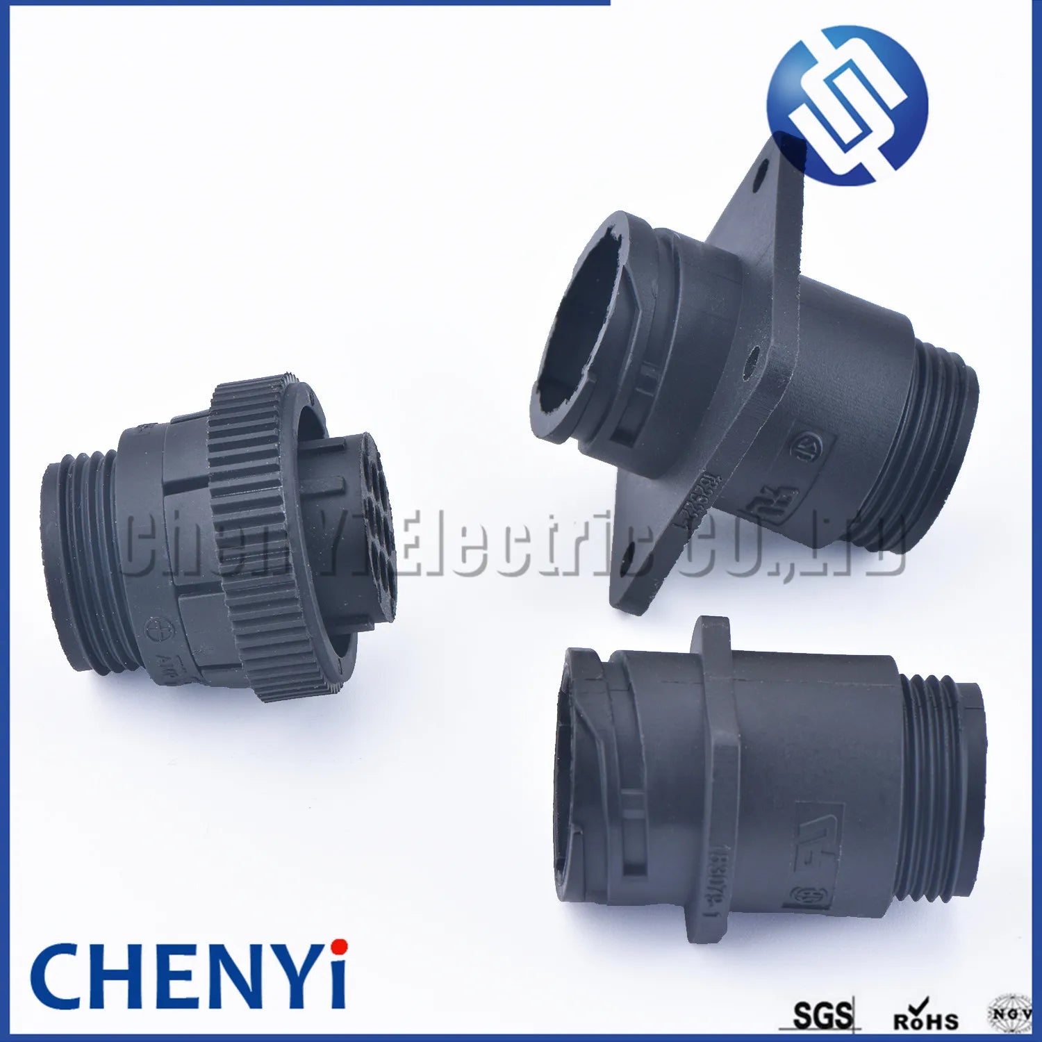 9 Pin Male Female Aviation Wiring Black Circular Connector Plug  with Pins 182663-1 182645-1 182922-1 183079-1
