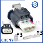 3 Pin female Automotive waterproof connector Car sensor harness plug 2-2355507-5