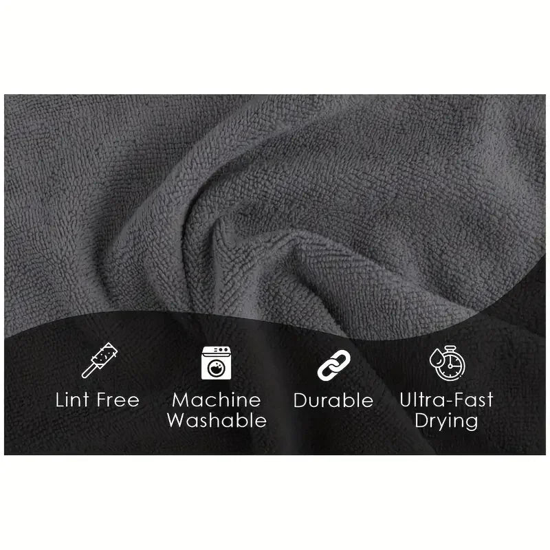 Microfiber Cleaning Cloth Soft Absorbent Wash Dishcloth Reusable Window Car Clean Towel Household Cleaning Rags Amagi