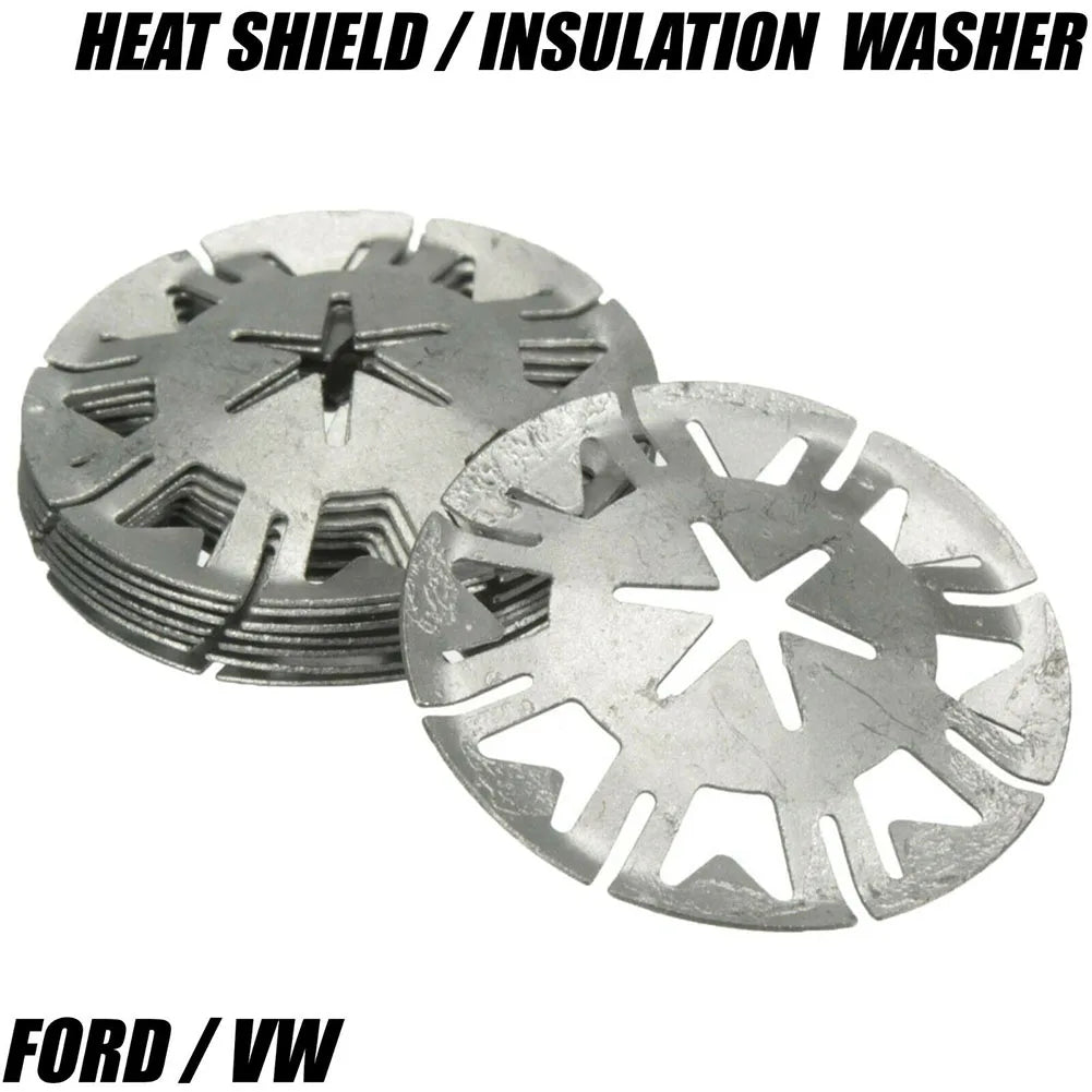 20Pcs Undertray Exhaust Heat Shield Metal Spring Washer Fixing Clip Nut Insulating METAL CLAMP Car Parts Ready Stock