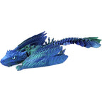 Feathered Wyvern Dragon, 3D Printed Dragon, Articulated Dragon, Fidget Dragon, 3D Printed Toys, Desktop Pet