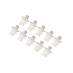 10pcs Car Interior Bumper Mud Guard Trim Clips For Smart For Fortwo 450 451 For Cabrio Coupe Rear Mudguard Fastener Kit Clips