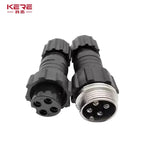 5/20Sets GX16 M16 QL16 16MM Aviation Plug&Socket:Male Female Docking Back Nut Panel Mounted Connector with 2/3/4/5/6/7/8/9 Pins