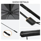 Car Windshield Sun Shade, Foldable Umbrella Sunshade/Cover for Most Cars Reflective Sunshade for Car Front Windshield