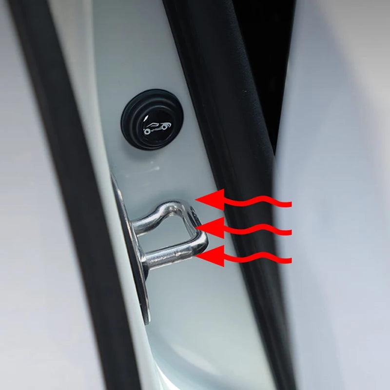 Car Door Shock Absorber Pads Buffer Bumper Anti-collision Shock Absorbing Gasket for Auto Sound Insulation Adhesive Stickers