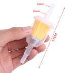 Hot sale 5Pcs Inline Gas/Fuel Filter 6MM-8MM 1/4" For Lawn Mower Small Engine Auto Motorcycle Oil Filt