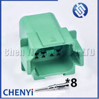 Green 8 Pin Male or Female Auto Waterproof Connector Sealed Plug DT06-8SC DT04-8PC DT06-08SC DT04-08PC with Pin For Deutsch