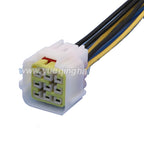 9 Pin Connector Waterproof 2.3 mm Male Female Connector Wiring Harness  Cable Plug FW-C-9M-W FW-C-9F-W