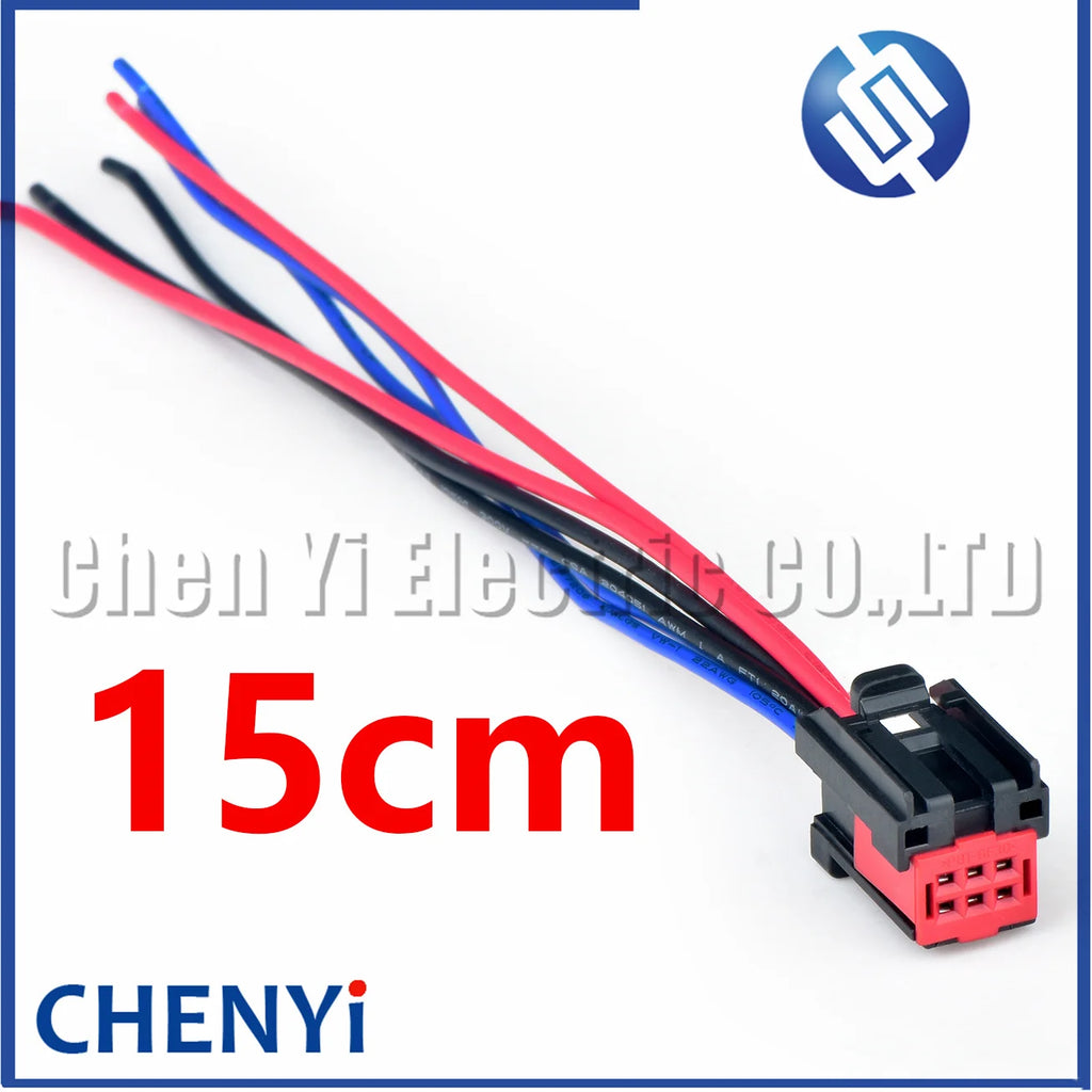6 Pin Auto seat connector car one key start switch harness plug C2195 0-1419158-5 1419158-5 3-1441325-1 For Ford Mondeo Focus