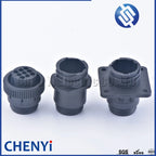 9 Pin Male Female Aviation Wiring Black Circular Connector Plug  with Pins 182663-1 182645-1 182922-1 183079-1