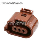 1 Set 3 Pin Auto Daytime Running Light Electrical Cable Connectors Female Wire Harness Plug 3B0973703A for Magotan A4 A6