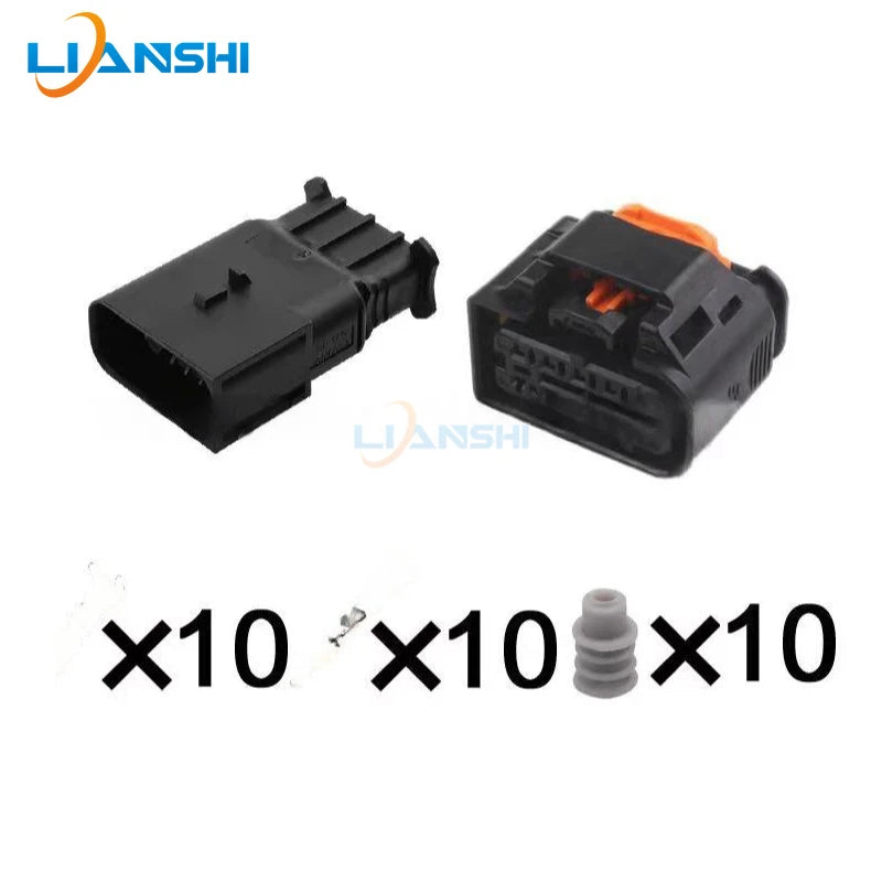 1801600-1 and 1801606-1 are suitable for 301 waterproof plugs of 10-pin wire harness connectors for headlights