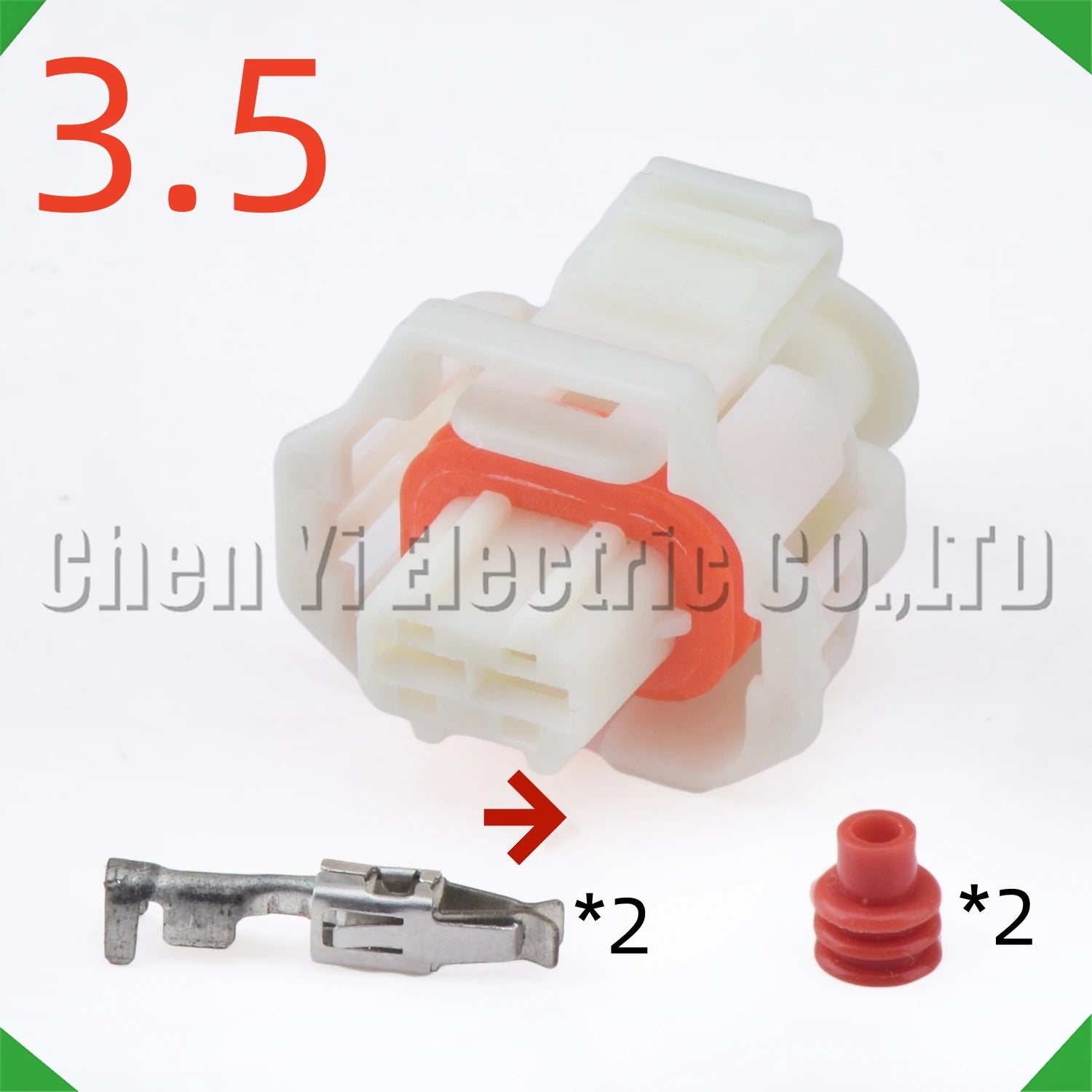 2-Pin Connector Connector Throttle thermostat Connector Spray Nozzle fuel injector