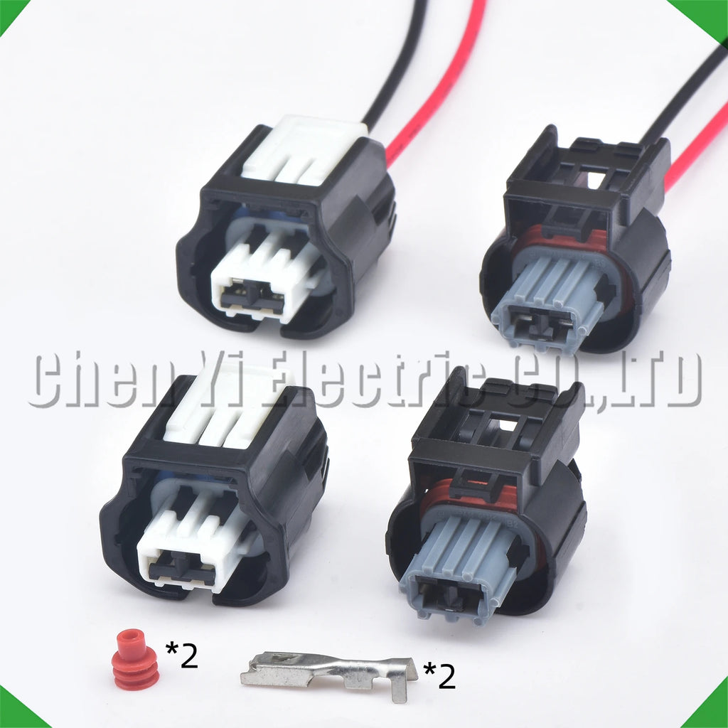 2-pin wire harness connector electric brake caliper fuel injector ignition