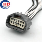 12 Pin Connector Waterproof 1.5mm Male Female Connector Motorcycle Electrical Harnesses Wiring Harness 7282-5545-10 7283-5545-10
