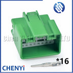 16 Pin Automotive CD player connector Amplifier audio plug 7283-6453-60 7282-6453-60 For Volvo Land Rover Mazda Buick
