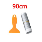 90cm Car Rear Trunk Guard Plate Sticker 3D Carbon Fiber Film Rear Bumper Trim Anti-Kicked Scratch Protection Sticker Strip Amagi