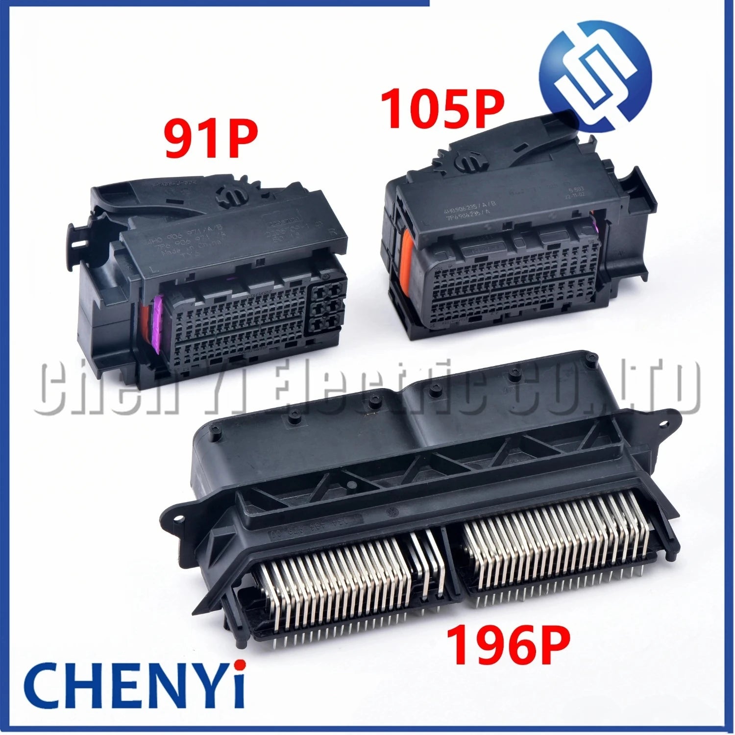 91/105/196 Pin Automotive connector 1928405503 1928405502 1-2292136-2 4H0906235 4H0906971 For Engine computer board plug ECU
