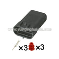 3Pin Connector Waterproof 2.2mm Male Female Connector Auto Housing Cable Socket for VSS Toyota 1JZ 2JZ 6189-0099 90980-10845