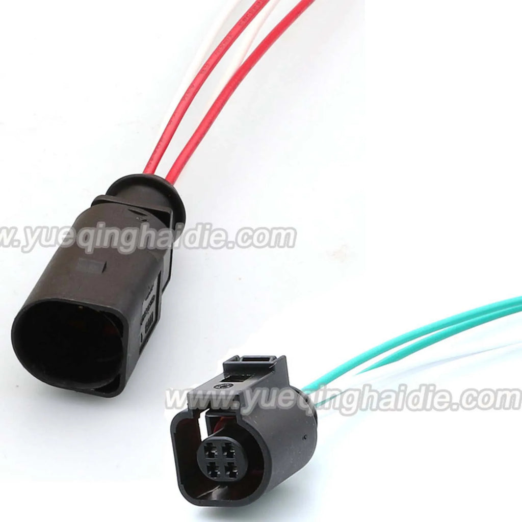 4 Pin 1.5mm Series Male Female Connectors Auto Water Temperature Sensor Socket Wiring Harness For VW 4B0973812 4B0973712