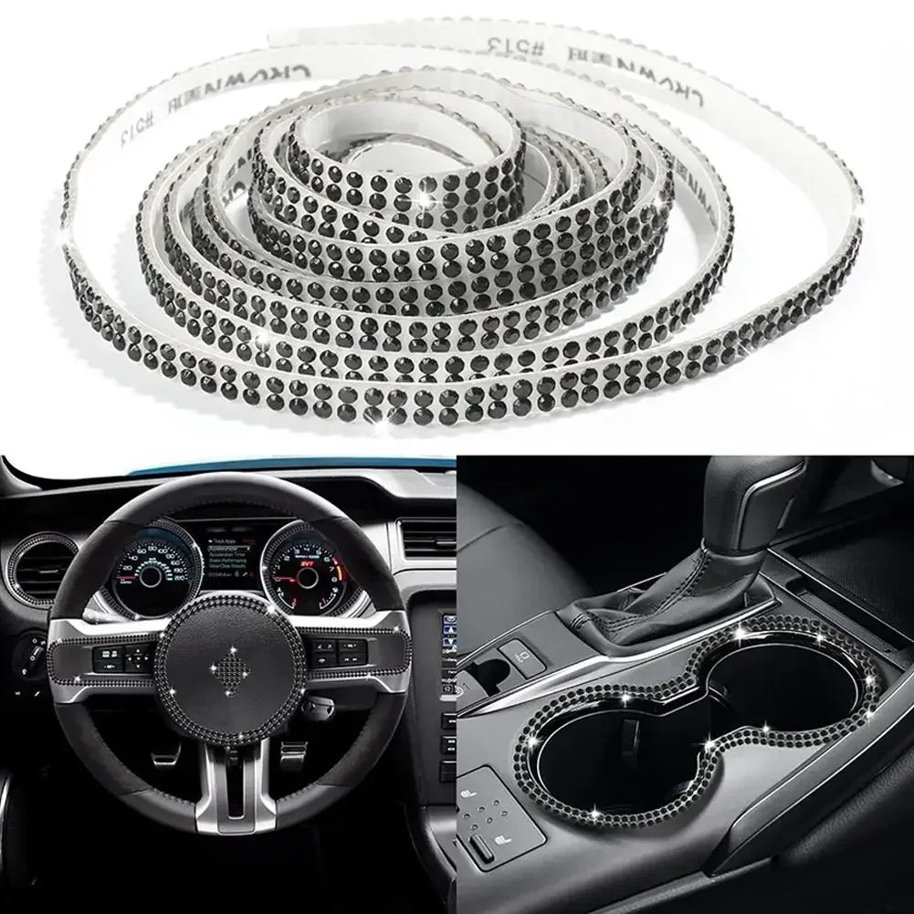 Car Decorative Stickers Auto Crystal Artificial Diamond Girls Car Decoration Accessories Auto Interior Cover  Waterproof amagi