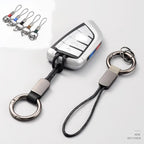 Car Sleek Carbon Fiber Style Keychain - 360° Rotatable, Universal Fit with Anti-Lost D-Ring, Durable for Men & Women Amagi