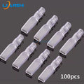 500pcs 2.8-terminal PVC in-line terminal insulation sheath DR110-2.5
