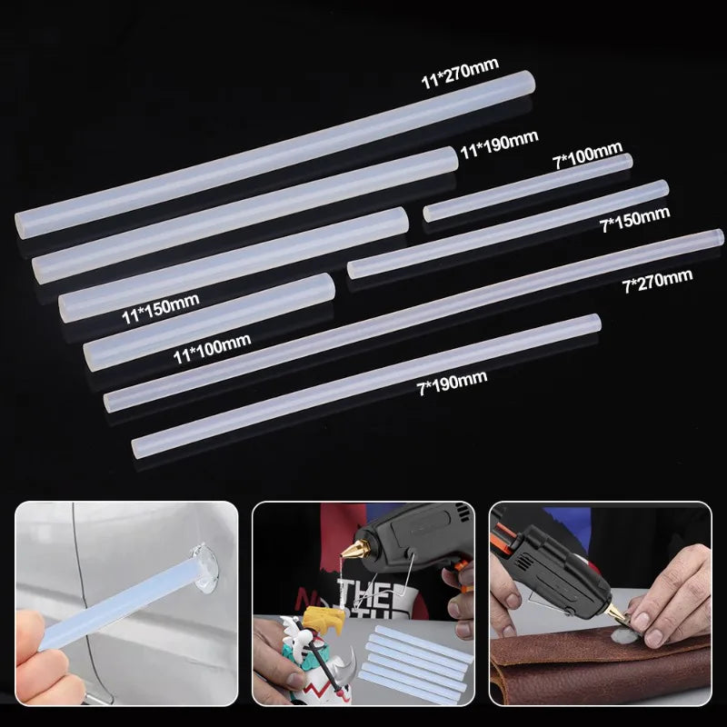 EVA Transparent Hot Melt Adhesive Glue Strips Universal Protection High Viscosity Cars Sheet Metal Repair Tools Auto Accessories