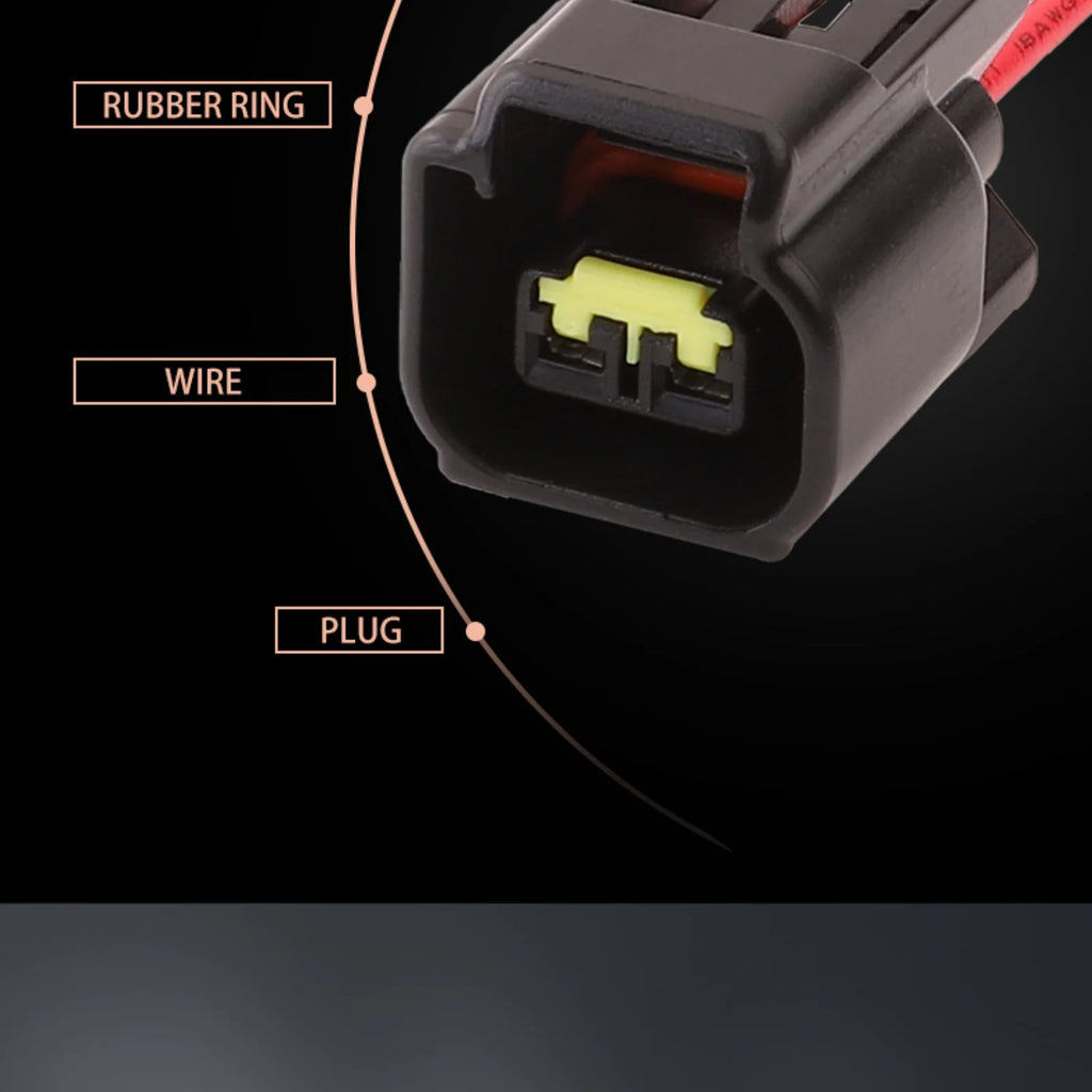 2 PIN Connector Waterproof 2.3mm Male Female Connector FW-C-2M-B FW-C-2F-B Wiring Harness