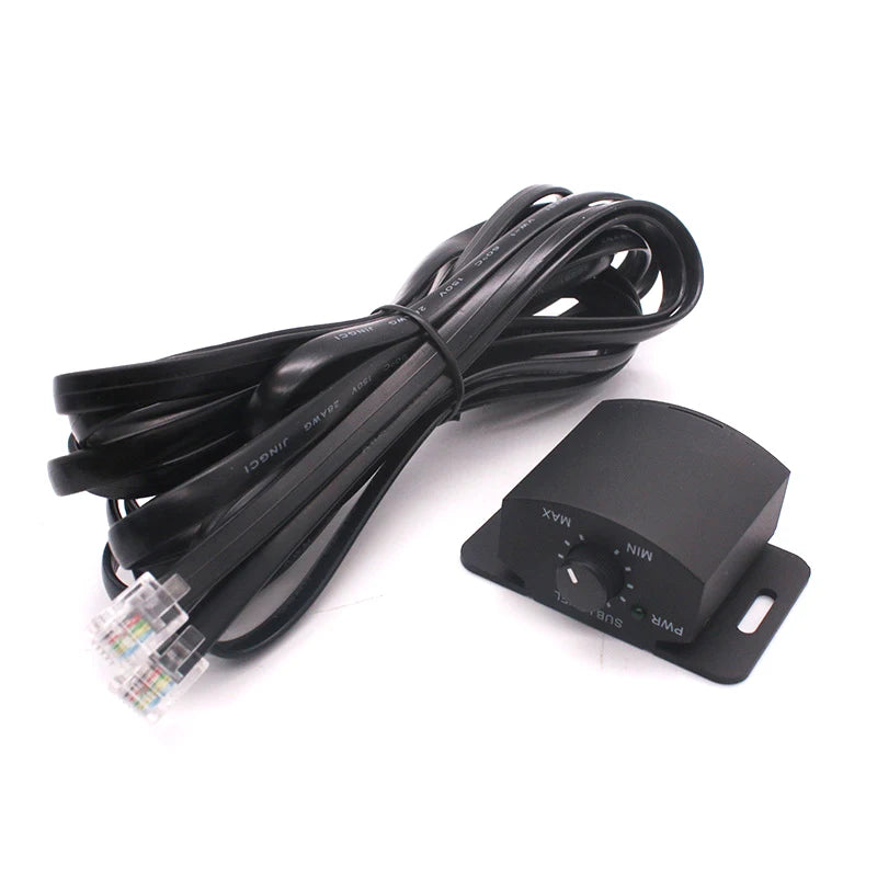 Car Amplifier Volume Remote Controller Speakers Subwoofer Volume Adjustable Switch Converter Subwoofer Volume Adjuster