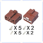 7 Pin Connector 6.3mm 7.8mm Male Female Connector Automotive Wiring Harness instrument panel Cable Socket 6950-0366 6950-1030