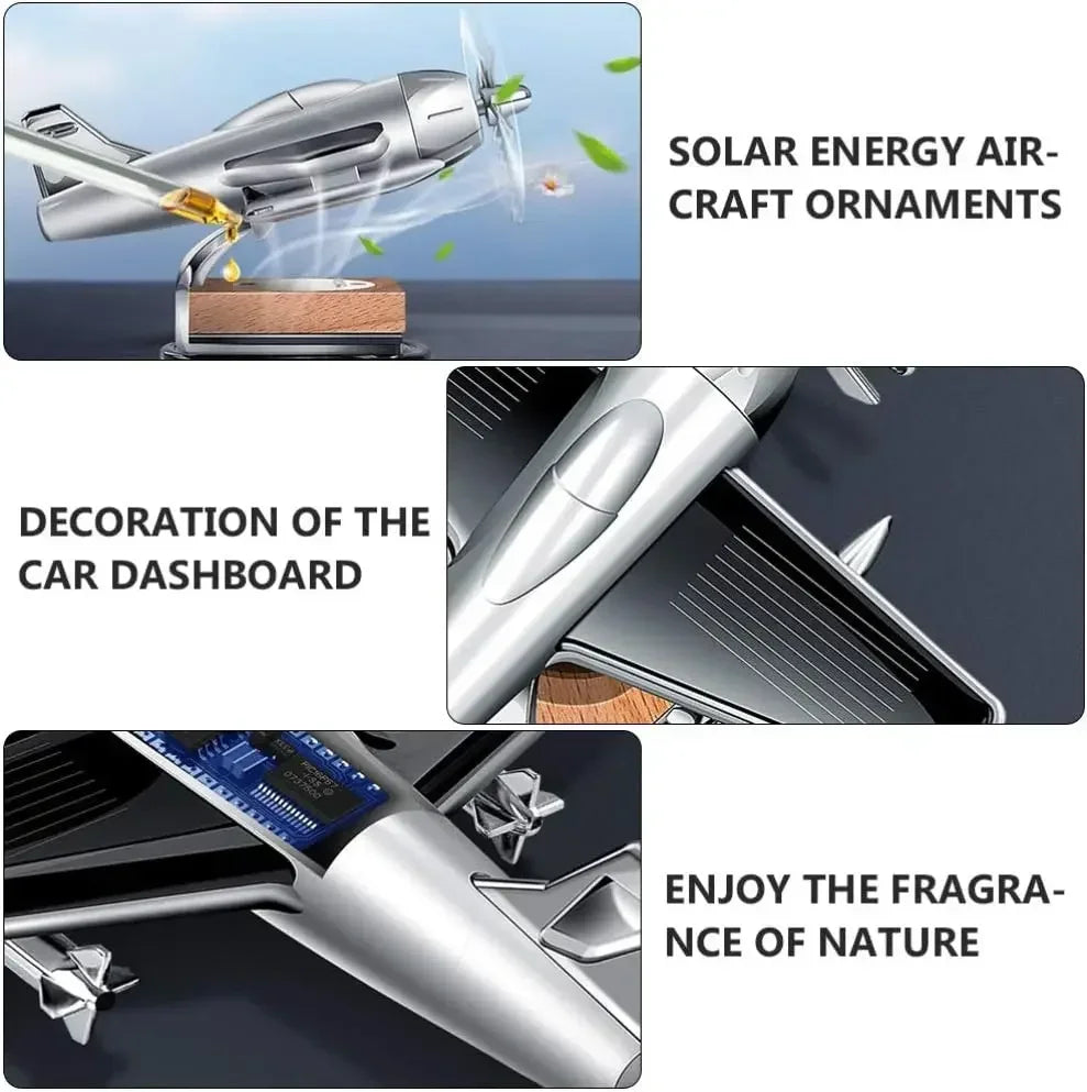 Solar Powered Aircraft with a Unique Scent Solar Aircraft Decorative Optical Concentrator Car Plane Amagi