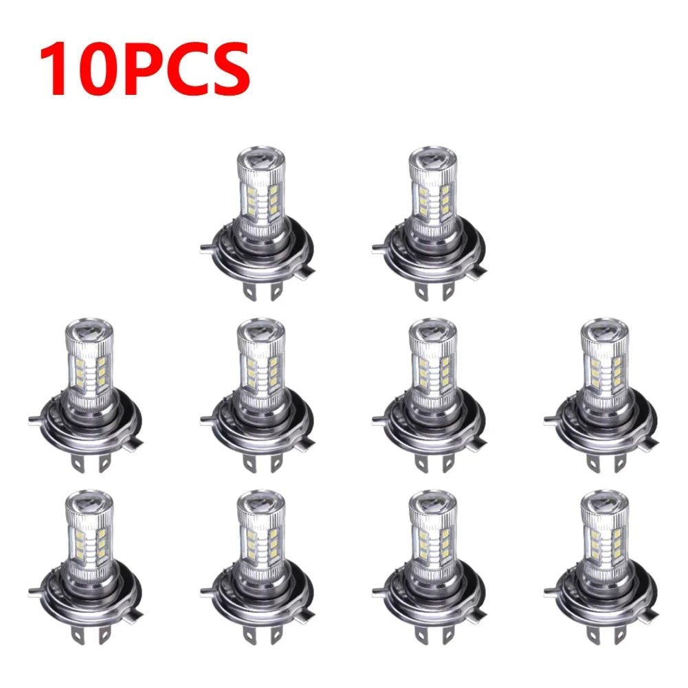 H4 Super White LED Headlight Bulb 6000-6500K High Low Beam LED Headlight IP67 Waterproof Auto Headlight 4000LM 80W 12V Amagi