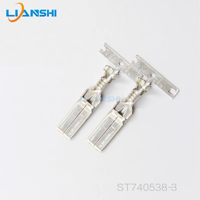 20pcs ST740538-3 plug-in terminal, automotive connector sheath, tin-plated wiring copper terminal
