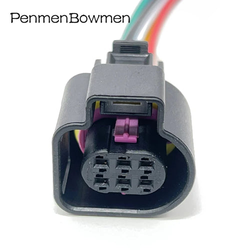 1 Set 6 Pin Auto Throttle Oxygen Sensor Electrical Cable Connectors Female Wire Harness Plug 1928404669 For 4H0973713