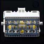 59 Pin white Automotive connector Engine Fuse Box Plug Engine central control Electric seat plug 6098-6134 For Ford