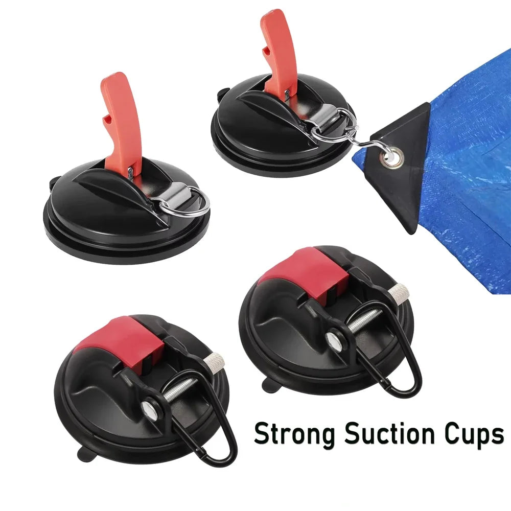 Vacuum Suction Cup Anchor with Fixed Hook Suction Cup Hook for Heavy-Duty Car Watch Strap Suitable for Car Bathroom Amagi