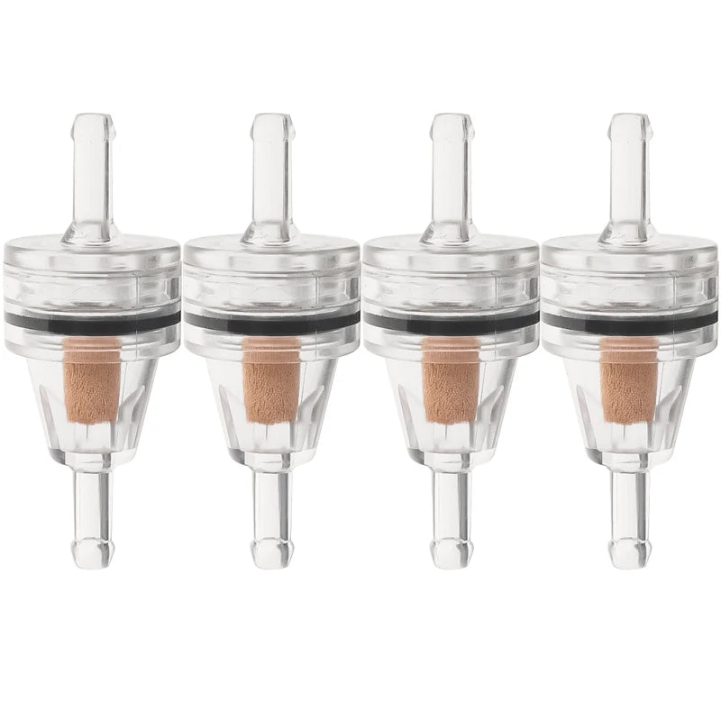 1/4pcs Motorcycle Fuel Filter Universal Gas Inline Fuel Filter Engine Inline Gasoline Filters Scooter Filter Tool for Kawasaki