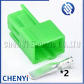 2 Pin 6.3mm series male or female automotive connector high current plug 7123-6026-60 7122-6026-60 With  pins