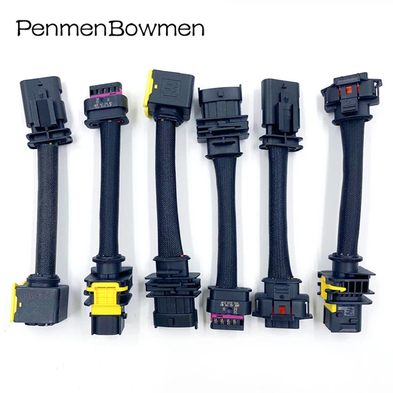 1 Set 4 5 Pin Automotive Electrical Cable Connectors Wiring Harness Plug Nitrogen Oxygen Sensor Plug Adapter