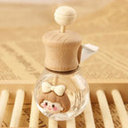 Fashion Car Hanging Perfume Pendant Fragrance Air Freshener Empty Glass Bottle For Essential Oils Diffuser Auto Ornaments Amagi
