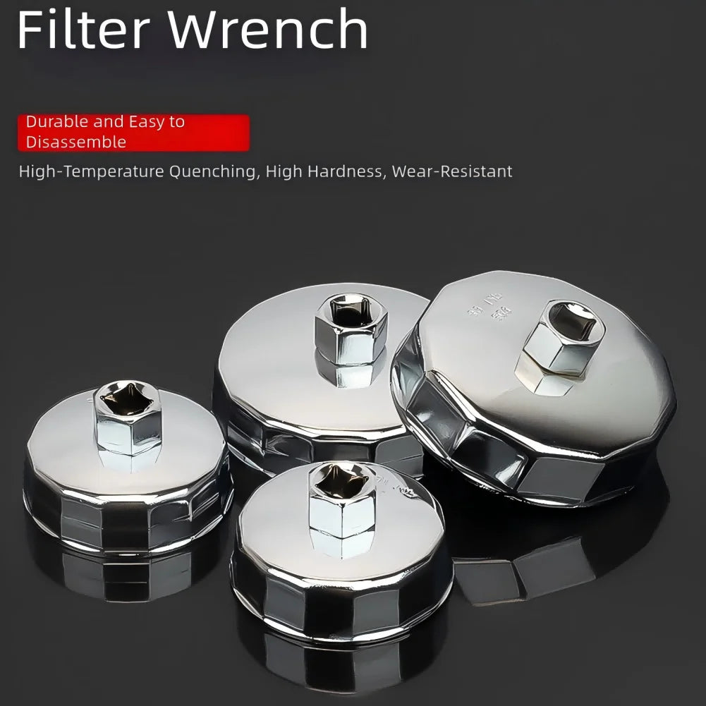 1PC Wrench Auto Tool End Cap Oil Filter Wrench Auto Hand Tools Remover Tool Socket Wrench Remover Car Accessories