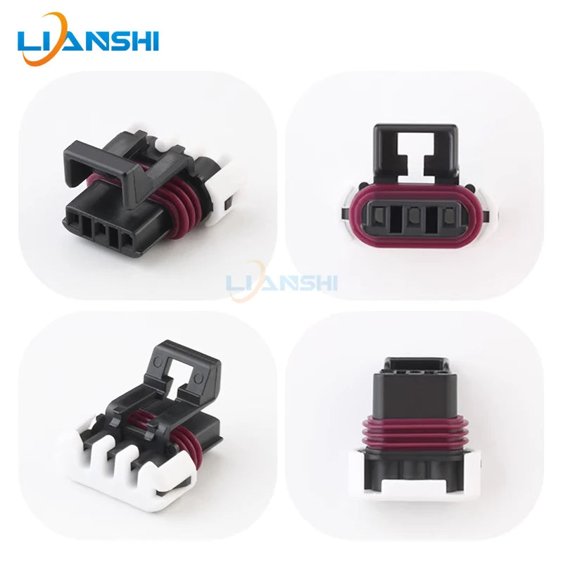 12129615/12110293 is a 3-hole waterproof wiring harness connector suitable for automotive crankshaft sensor plugs
