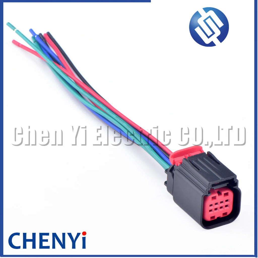 8 Pin Auto waterproof Connector Parking Sensor ACC Module Air Flow Meter Wire harness plug 1411001-1 For Ford Carnival Sharpe