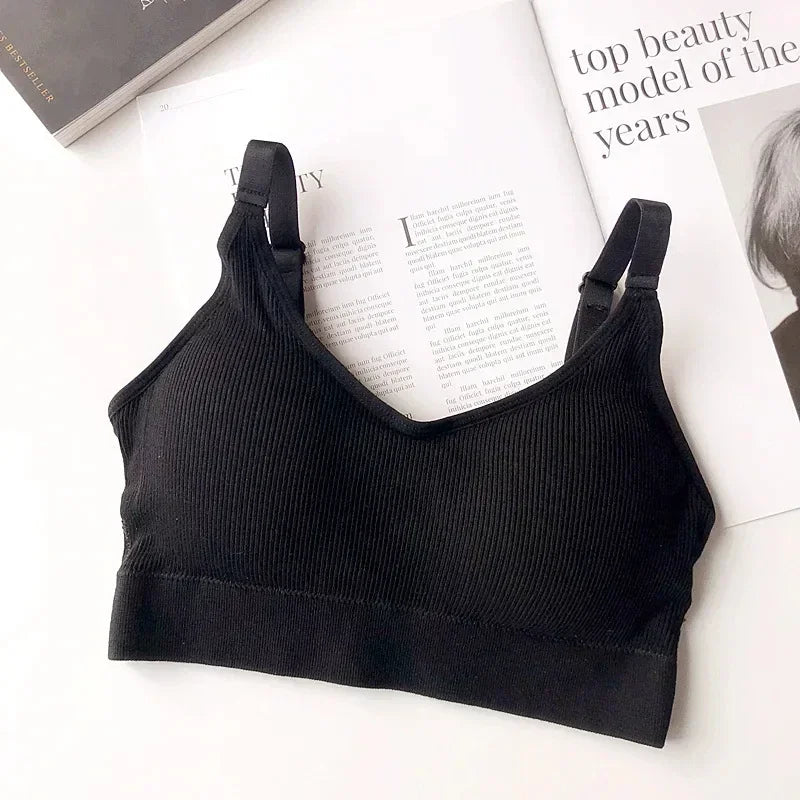 Breathable Sports Bras Women Hollow Out Padded Sports Bra Top Plus Size Gym Running Fitness Yog Sports Seamless Fitness Amagi