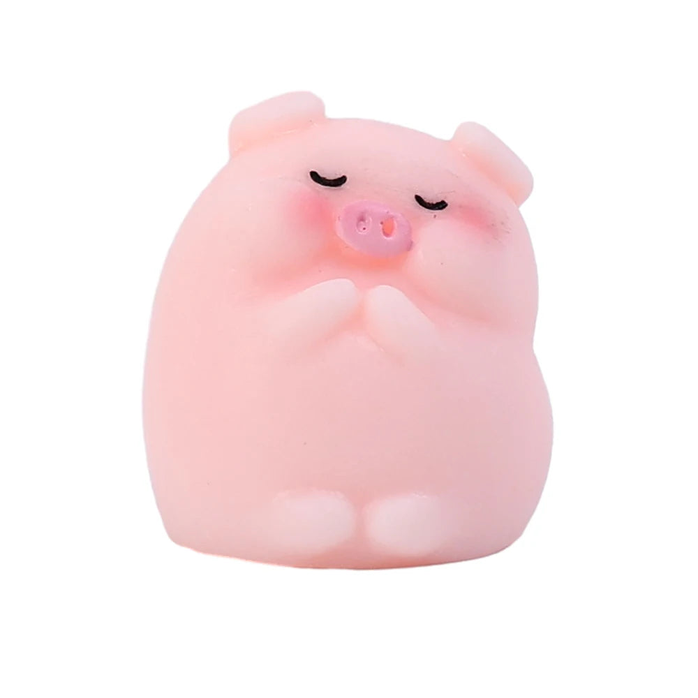 Car Mini Pig Ornaments Auto Center Console DIY Decoration Pendant Cartoon Resin Piglet Home Figurines Miniatures Desktop Decor