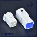 5 sets Black or white 8 Pin Automotive Waterproof Connector Male or Female Butt Plug 08R-JWPF-VSLE-S 08T-JWPF-VSLE-S With pins
