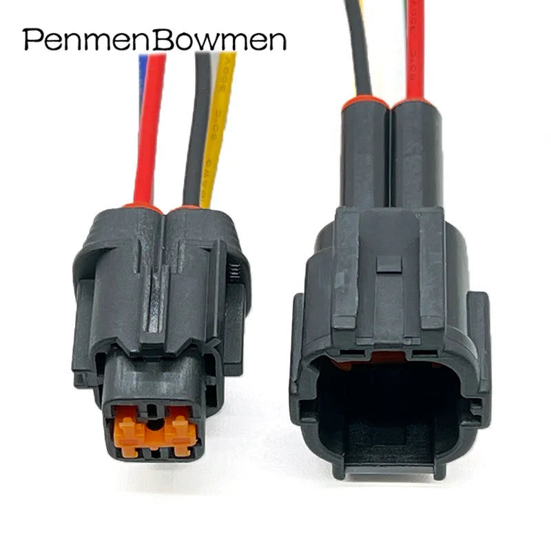 4 Pin Car Waterjet Motor Oxygen Plug Wire Harness Auto Waterproof Electrical Connector for Nissan PB291-04027 6185-1169