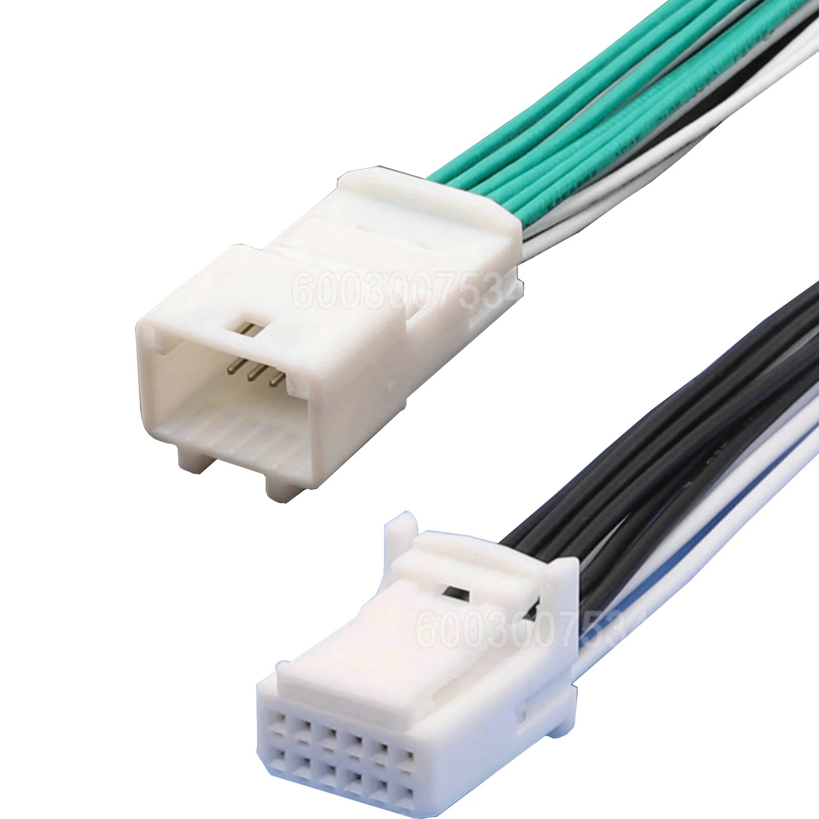 12 Pin Connector Unsealed 0.7mm Male Female Connectors Cable Plug Motorcycle Electrical Harnesses 1473407-1 1318774-1