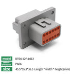 5/10/20Sets Deutsch DT Waterproof Connector Electrical Wire Socket Plug For Car 2P/3P/4P/6P/8P Kit Box Suit DT06-4S DT04-2P DT06